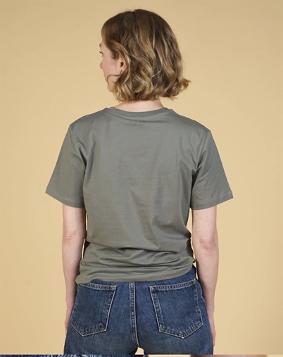 Elsk - Signed Basic Womens Casual T-shirt - Castor Gray